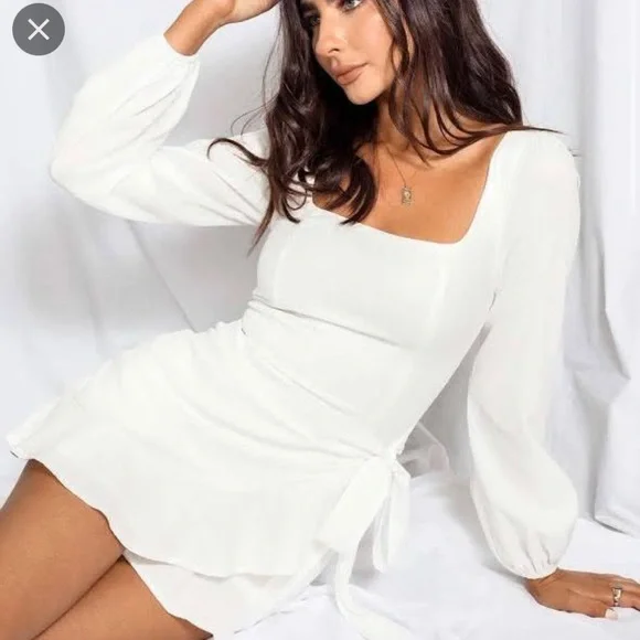 Princess Polly | Dresses | Princess Polly Villa Mini Dress In White |  Poshmark